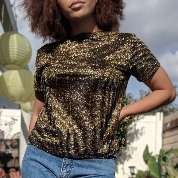 ∆All that Glitters is Gold Top∆ - Picture 3 of 3